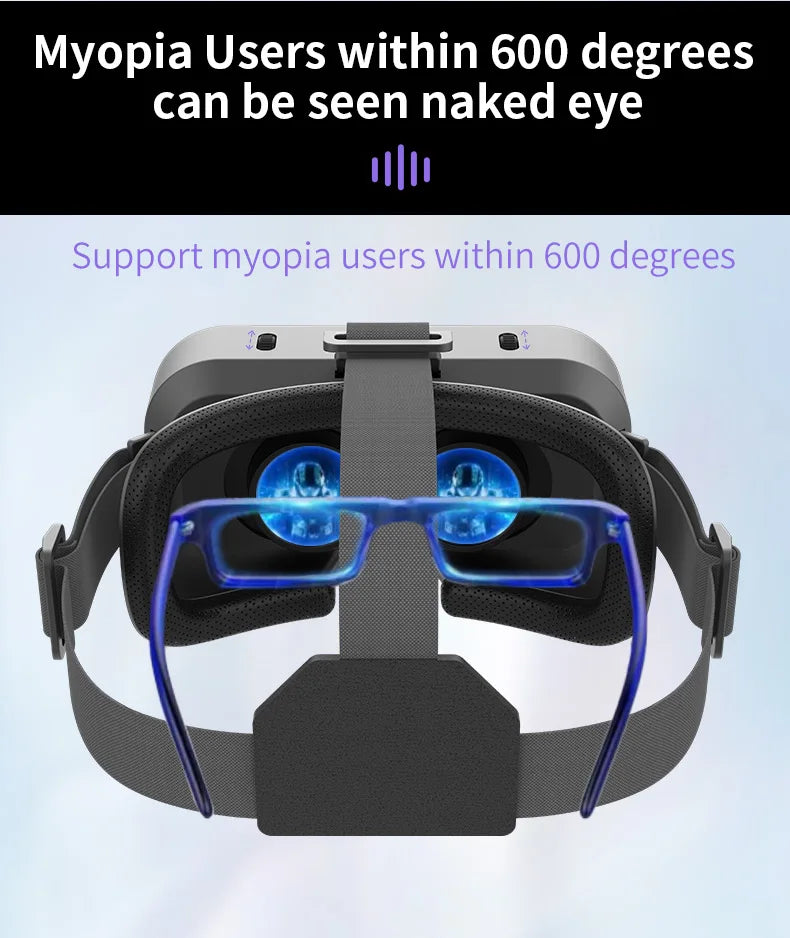 Ochelari mobili 3D VR digitali, potriviti pentru TV, filme si jocuri video .Compatibili cu iOS, Android .Dimensuni suportate: De la 4 la 7,7 inch.