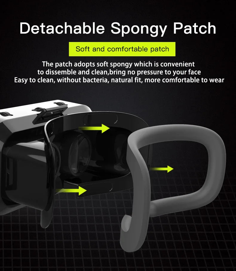 Ochelari mobili 3D VR digitali, potriviti pentru TV, filme si jocuri video .Compatibili cu iOS, Android .Dimensuni suportate: De la 4 la 7,7 inch.