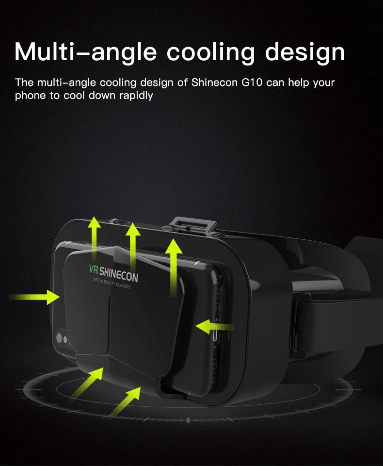 Ochelari mobili 3D VR digitali, potriviti pentru TV, filme si jocuri video .Compatibili cu iOS, Android .Dimensuni suportate: De la 4 la 7,7 inch.