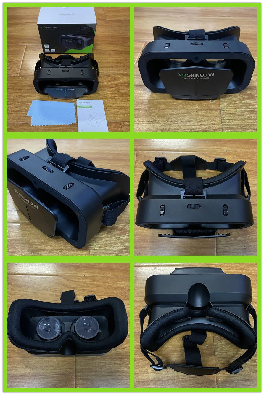 Ochelari mobili 3D VR digitali, potriviti pentru TV, filme si jocuri video .Compatibili cu iOS, Android .Dimensuni suportate: De la 4 la 7,7 inch.